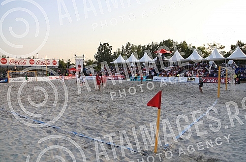 Euro Beach Soccer Cup 2016, quarter final game between Serbia and Hungary.
Utakmica cetvrtfinala Evropskog kupa u fudbalu na pesku izmedju Srbije i Madjarske. Euro Beach Soccer Cup 2016, quarter final game between Serbia and Hungary.
Utakmica cetvrtfinala Evropskog kupa u fudbalu na pesku izmedju Srbije i Madjarske.