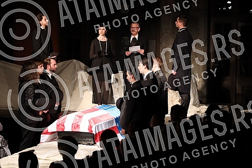 The premiere of the play 