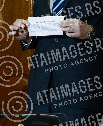 The draw was held which specifies the number of the candidates for election to the President of the Republic of Serbia.Odrzan zreb kojim se utvrdjuje redni broj kandidata na izborima za predsednika Republike Srbije.