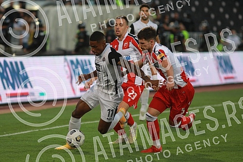 The match of the ninth round of the Linglong Tire Super League of Serbia between FK Partizan and FK Crvena zvezda was played at the Partizan stadium.Utakmica devetog  kola Linglong Tire Super liga Srbije izmedju FK Partizan i FK Crvena zvezda odigr