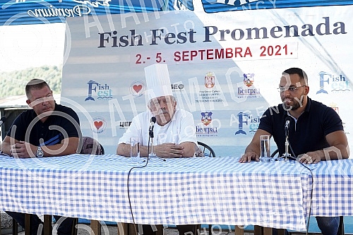 A press conference was held at Kalemegdan, near the Nebojsa Tower, at which the 