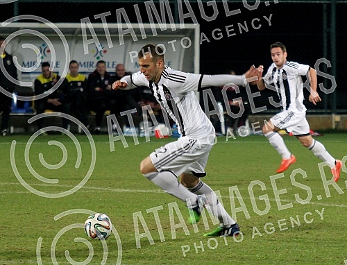 Prijateljska, pripremna, utakmica FK Parizan i FK Sarajevo odigrana na ternu hotela Mirikl (Miracla) u Antaliji (Antalya)