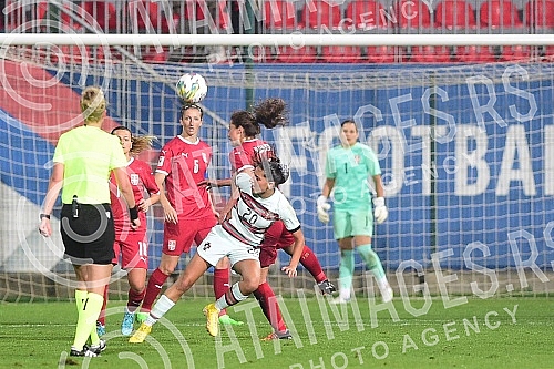 The women's A national team is playing a qualifying match for the 2023 World Cup against Portugal on field number 1 of the FSS Sports Center in Stara Pazova.Zenska A reprezentacije igra mec kvalifikacija za Svetsko prvenstvo 2023 protiv Portugalije