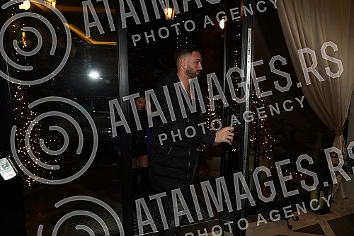 Singer Katarina Grujic and football player Marko Gobeljic became the parents of daughter Katja yesterday, and on that happy occasion, a celebration was held tonight at the Topciderac restaurant.