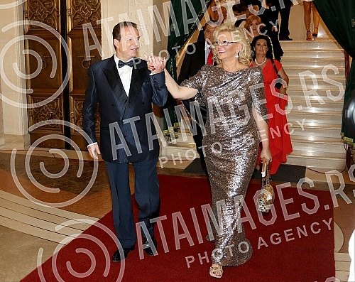 Wedding of familly Karic held in Temple of St Sava.Crkveno vencanje clanova porodice Karic u Hramu Svetog Save.