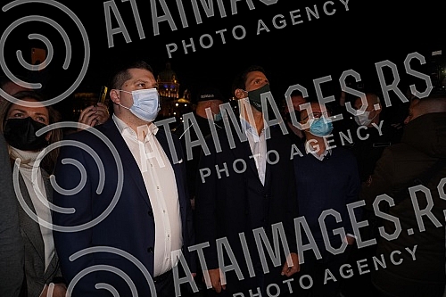 As of today, March 8, Novak Djokovic is officially the best tennis player in the world of all time, and in honor of that, a projection of footage with his best moves in his career so far will be shown on the facade of the Belgrade City Assembly build