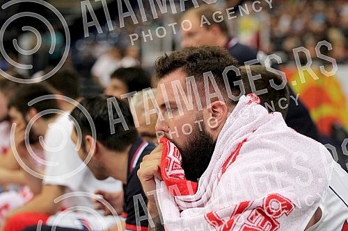 First day of FIBA Olympic Qualifying Tournament 2016 held in Kombank arena - Group A - Serbia vs Puerto Rico.Prvi dan Olimpijskog kvalifikacionog turnira za Olimpijske igre u Riu 2016 odrzan u Kombank areni - Group A - Srbija vs Puerto Rico.