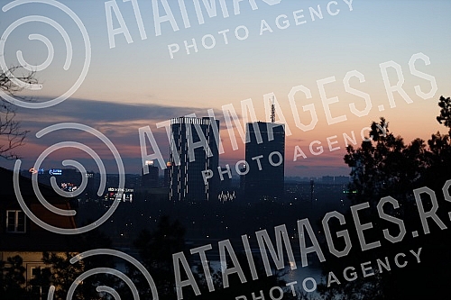 View of Belgrade during the first day of the weekend in which, according to the decision of the Government of Serbia from Friday at 21.00 to Monday at 06.00 in Serbia can only work grocery stores, some service activities (tailor, glass cutter, carpen