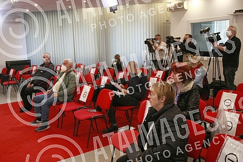 Press conference of Djokica Stanojevic, President of the Association of Gjakova with the topic: 