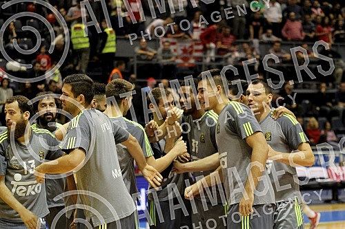 Utakmica sedmog (7.) kola Evrolige (7th Round Group A Turkish Airlines Euroleague) izmedju KK Crvena zvezda Telekom (Belgrade, Serbia) i Real Madrid (Madrid, Spain) odigran u Hali Pionir. 