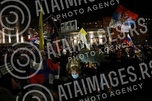 A rally in support of Russia called 