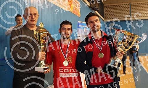 Utakmica SUper Kup-a Srbije u Rukometu odigrana u Arandjelovcu - SC Sumadija izmedju RK Vojvodina (Novi Sad) i RK Spartak (Subotica). 