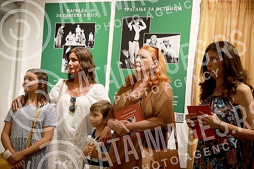 The Deputy Prime Minister of the Republic of Serbia and Minister of Culture and Information Maja Gojkovic opened the exhibition 