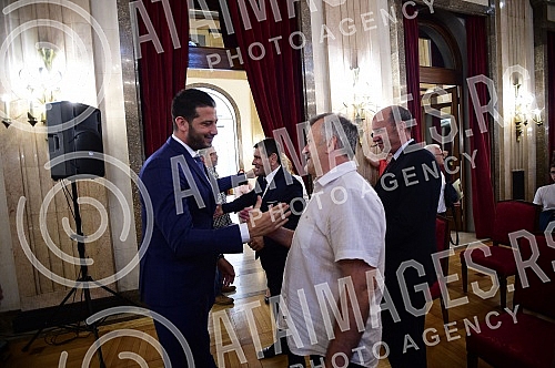 On the occasion of organizing the World Wrestling Championship, a press conference was held in the Old Palace.Povodom organizovanja Svetskog prvenstva u rvanju, u Starom dvoru odrzana je konferencija za medije. 