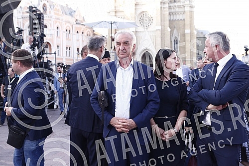 The state manifestation dedicated to the memory of all martyred and exiled Serbs on the occasion of the 27th anniversary of the military action Storm, this year was held in Novi Sad on Freedom Square.
Drzavna manifestacija posvecena secanju na sve st The state manifestation dedicated to the memory of all martyred and exiled Serbs on the occasion of the 27th anniversary of the military action Storm, this year was held in Novi Sad on Freedom Square.
Drzavna manifestacija posvecena secanju na sve st