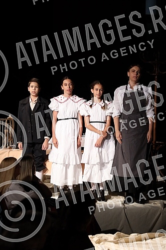 The premiere of the play The premiere of the play