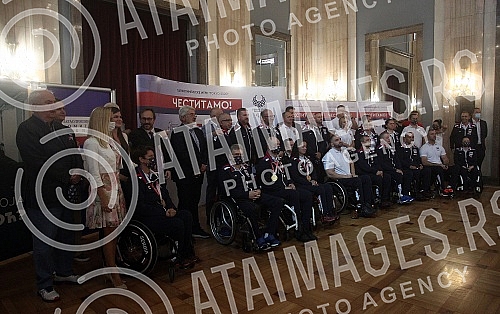 A solemn welcome and conference of the Serbian Paralympic team 
