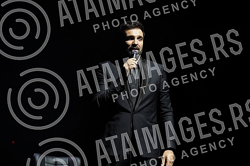 Musical play by Ivan Bosiljcic - Our evening held in Kombank hall.Muzicka predstava Ivana Bosiljcica - Nase vece odrzana u Kombank dvorani.