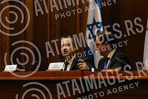 The President of the National Assembly, Ivica Dacic, addressed the celebration of the Jewish holiday of Hanukkah, organized by the Parliamentary Group of Friendship with Israel, whose president is Vladimir Marinkovic, and in cooperation with the Amba