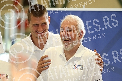 Opening of the international basketball camp 