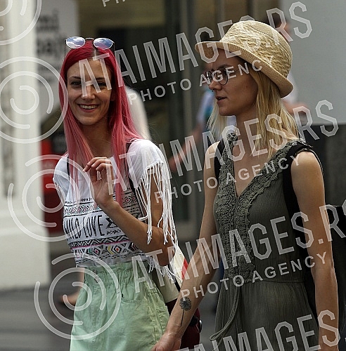 Tropical day in Belgrade.Tropski dan u Beogradu.