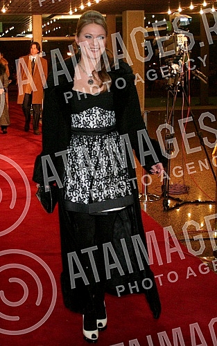 Oscars of popularity in the organization of the magazine Blic Puls held in the Sava Center.Oskar popularnosti u organizaciji casopisa Blic Puls odrzan u Sava centru