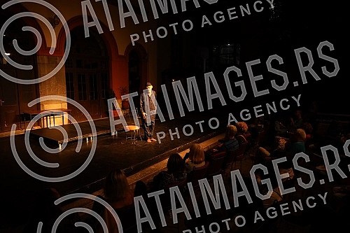 Serbian actor with a career in Hollywood, Zeljko Dimic or Jack Dimich, played his monodrama 