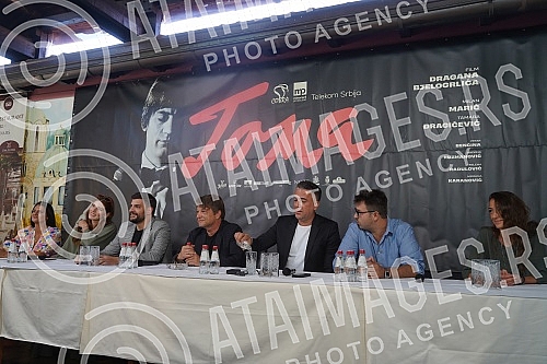 A press conference after the press screening of the film 