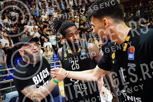 The third game of the semifinals of the AdmiralBet ABA League playoffs between BC Partizan NIS and BC Buducnost Voli took place in the Aleksandar Nikolic Hall.Treca utakmica polufinala plej-ofa AdmiralBet  ABA lige izmedju KK Partizan NIS i KK Budu