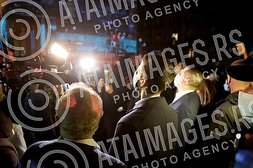 As of today, March 8, Novak Djokovic is officially the best tennis player in the world of all time, and in honor of that, a projection of footage with his best moves in his career so far will be shown on the facade of the Belgrade City Assembly build