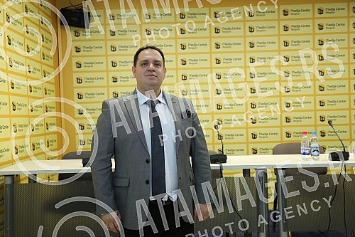 Miljan Jovicevic, candidate for President of the Republic of Serbia, spoke at the press conference of the 
