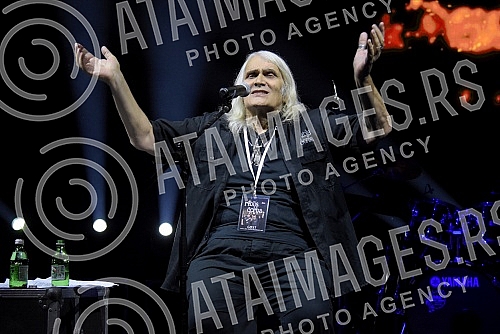 Concert of Riblja corba held on Summer stage in Nis (Niska fortress).Koncert Riblje corbe na niskoj tvrdjavi - Letnja bina.