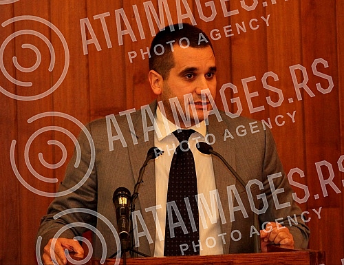 Sastanak u Skupstini grada Beograda Vanje Udovicica, ministra omladine i sporta Republike Srbije i Antidoping Agencije Srbije sa predstavnicima granskih saveza kako bi ih upoznali sa njihovim obavezama koje proisticu iz novog Zakona o sprecavanju dop