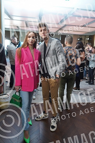 The promotion of the first song 