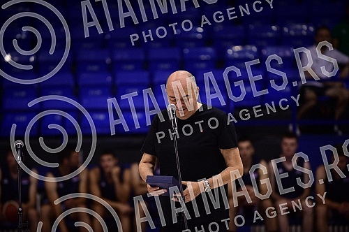 Belgrade basketball clinic Dusan Ivkovic, organized by the Association of Basketball Coaches of Serbia, is held at the Ranko Zeravica Sports Hall in New Belgrade.Beogradska kosarkaska klinika Dusan Ivkovic u organizaciji Udruzenje kosarkaskih trene