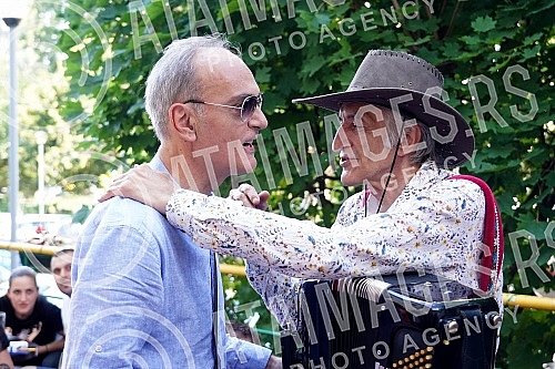 Promotion of the new video of accordionist Mirko Kodic Promotion of the new video of accordionist Mirko Kodic