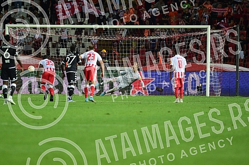 The match of the first round of the Europa League group stage between FC Crvena Zvezda and FC Monaco was played at the Rajko Mitic stadium.Utakmica prvog kola grupne faze Lige Evrope izmedju FK Crvena zvezda i FK Monako odigrana je na stadion Rajko