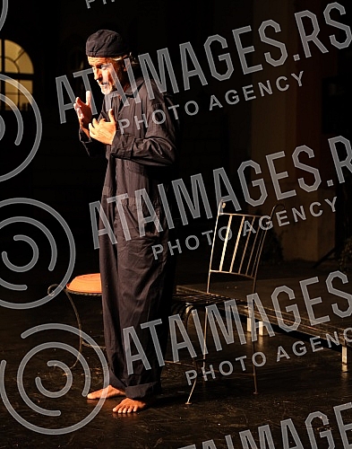 Serbian actor with a career in Hollywood, Zeljko Dimic or Jack Dimich, played his monodrama 