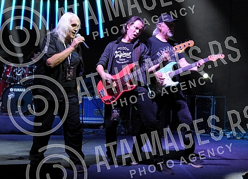 Concert of Riblja corba held on Summer stage in Nis (Niska fortress).Koncert Riblje corbe na niskoj tvrdjavi - Letnja bina.