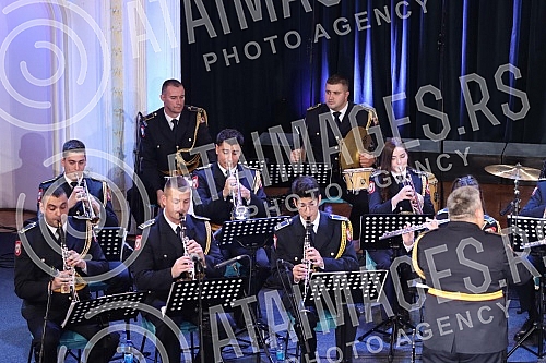 The police orchestra of the Ministry of Internal Affairs of the Republic of Srpska held a concert in honor of the MUP's baptismal glory - Saint Michael the Archangel.Policijski orkestar Ministarstva unutrasnjih poslova Republike Srpske odrzao je ko
