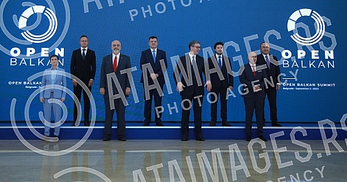 The Open Balkan Leaders' Summit was opened in the Palace of Serbia.U Palati Srbija otvoren je Samita lidera Otvorenog Balkana.