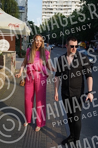 Singer Valentino promoted the song Singer Valentino promoted the song