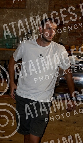 Promotion of new Gillette product hel in kafe Magazin.Promocija novog Zilet (Gillette) proizvoda u kafeteriji Magazin.