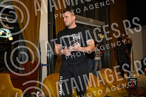 Reality show participants David and Dejan Dragojevic came to the preview of the new DC Comics movie Black Adam at the CineStar cinema in Ada Mall. Reality show participants David and Dejan Dragojevic came to the preview of the new DC Comics movie Black Adam at the CineStar cinema in Ada Mall.