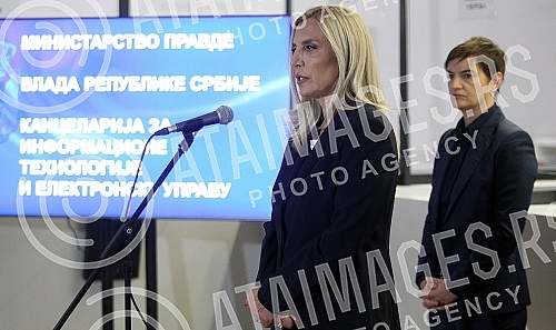 The Prime Minister of the Republic of Serbia, Ana Brnabic, attended the promotion of the eCertification service in the Second Basic Court in Belgrade.
Predsednica Vlade Republike Srbije Ana Brnabic prisustvovala je promociji usluge eUverenje u Drug The Prime Minister of the Republic of Serbia, Ana Brnabic, attended the promotion of the eCertification service in the Second Basic Court in Belgrade.
Predsednica Vlade Republike Srbije Ana Brnabic prisustvovala je promociji usluge eUverenje u Drug