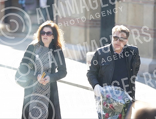 Funeral - cremation of actor Desimir Stanojevic held at the New Cemetery.Sahrana - kremacija glumca Desimira Stanojevica odrzana na Novom groblju.