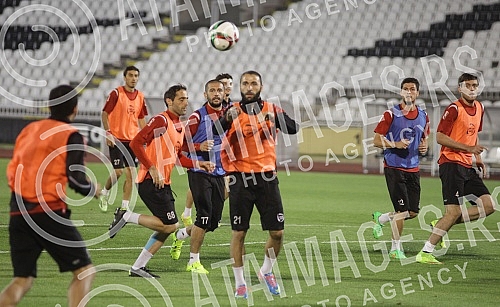 Otvoren trening FK Dila Gori pred utakmicu 2-og kola kvalifikacija za Ligu Sampiona (Champions League Qualifications) odrzan na stadionu FK Partizan. 