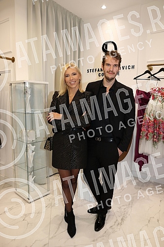 Pianist and fashion designer Stefan Djokovic opened the fashion atelier Stefan Djokovic Couture.Pijanista i modni dizajner Stefan Djokovic otovrio je modni atelje Stefan Djokovic Couture.