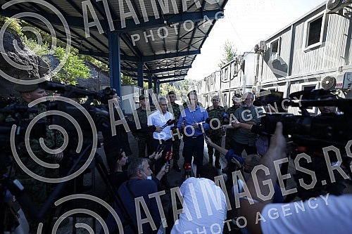 Deputy Prime Minister and Minister of Defense Nebojsa Stefanovic, Chief of General Staff of the Serbian Army General Milan Mojsilovic, Ambassador of the Russian Federation Aleksandar Bocan-Kharcenko and Defense Envoy Major General Aleksandar Zincenko