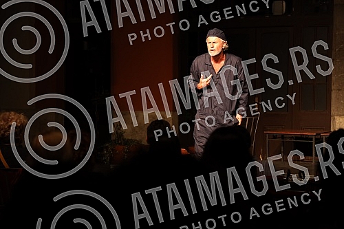 Serbian actor with a career in Hollywood, Zeljko Dimic or Jack Dimich, played his monodrama 